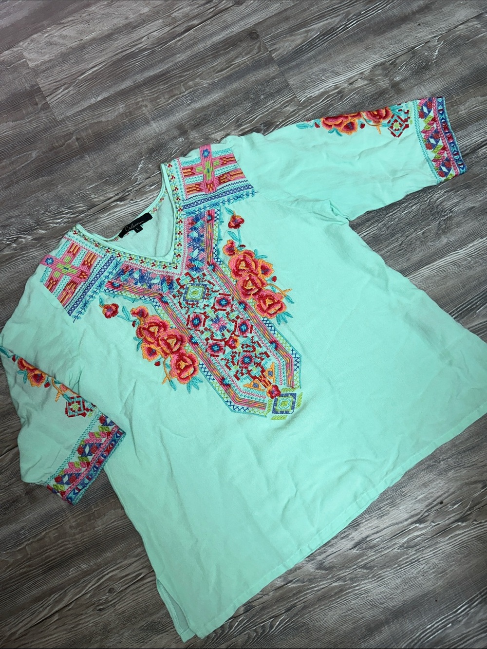 Calessa Embroidered top